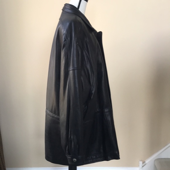 Mens Genuine Leather Jacket - Picture 11 of 16